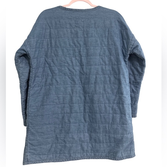 Minus Scandinavian Abisha Quilted Jacket MEDIUM Blue - Picture 3 of 6